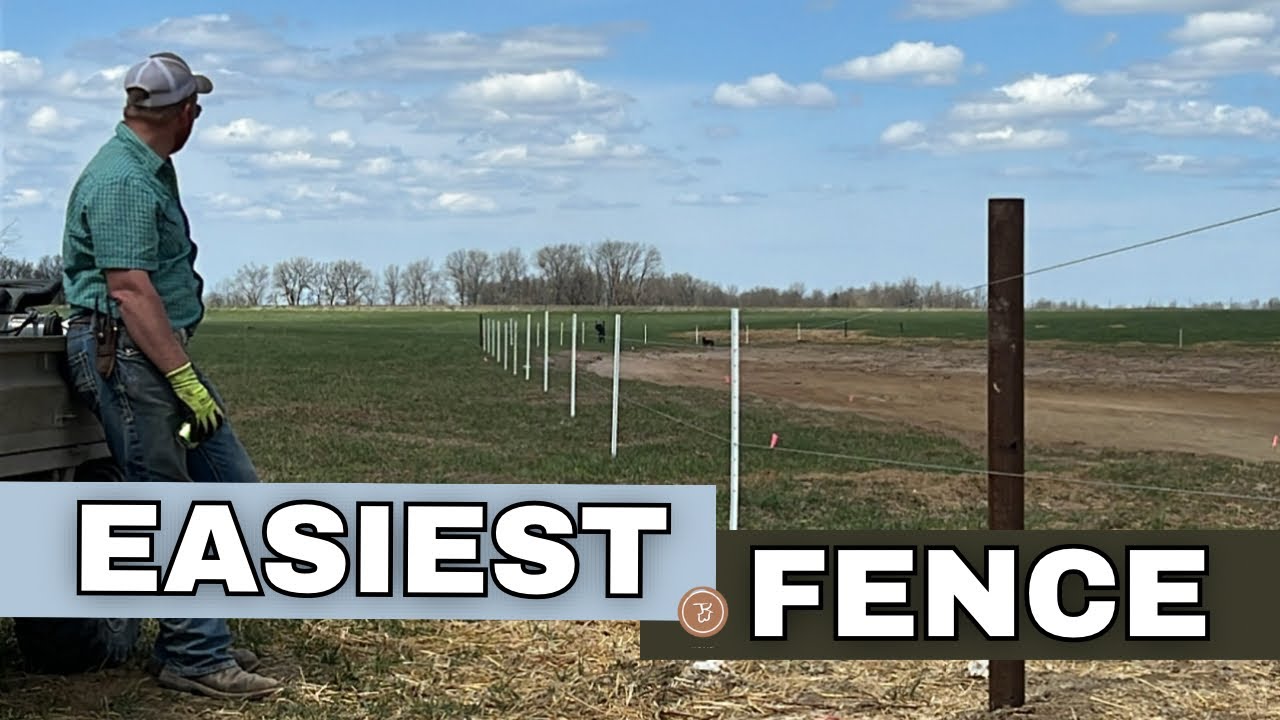 Timeless Fence Made EASY + building fence around a pond | Life of a Farmer
