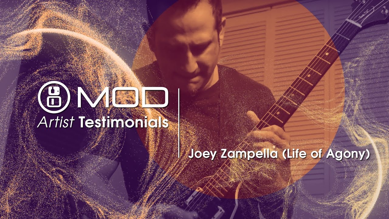 Joey Zampella from Life of Agony plays with his MOD Duo