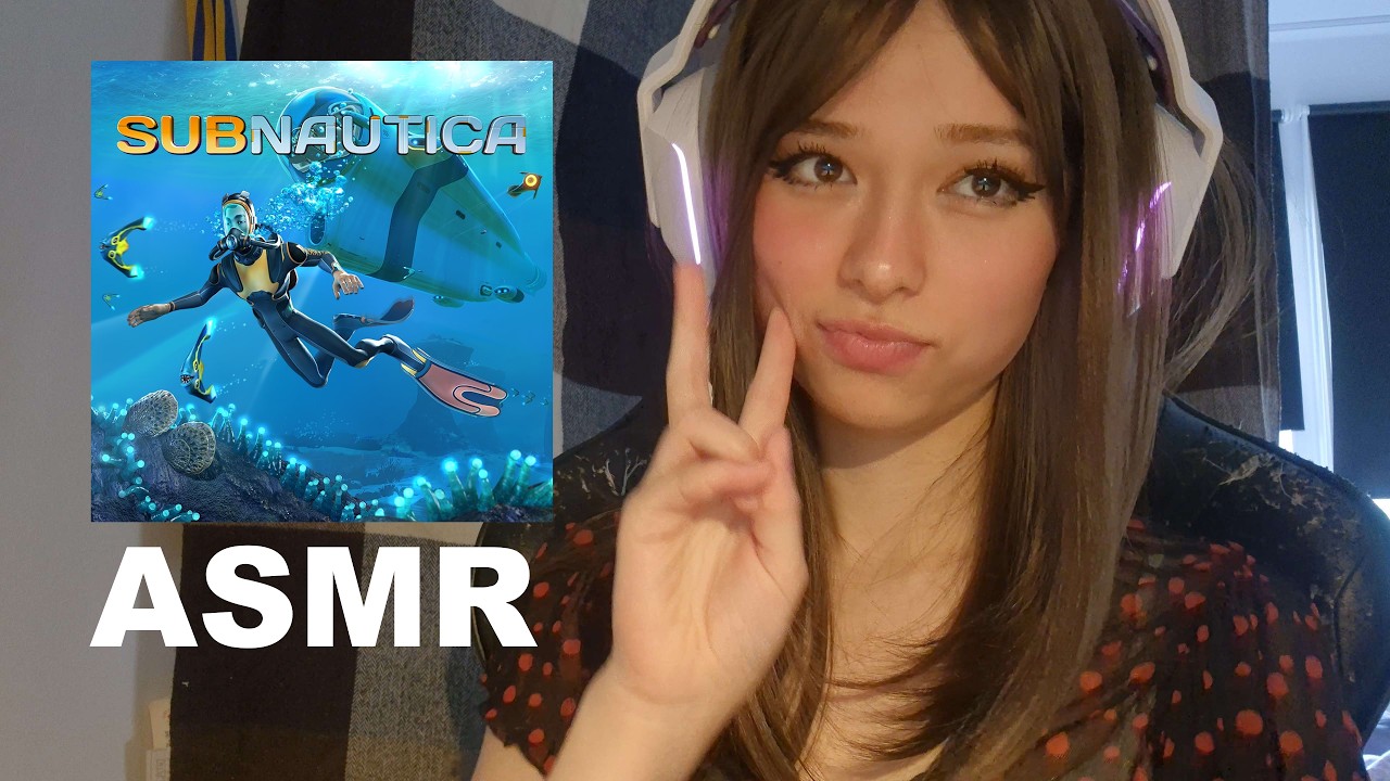 ASMR Whispered Gameplay of SUBNAUTICA (My first time playing!)✨