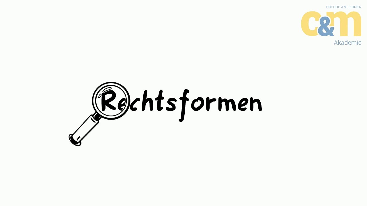 Rechtsformen