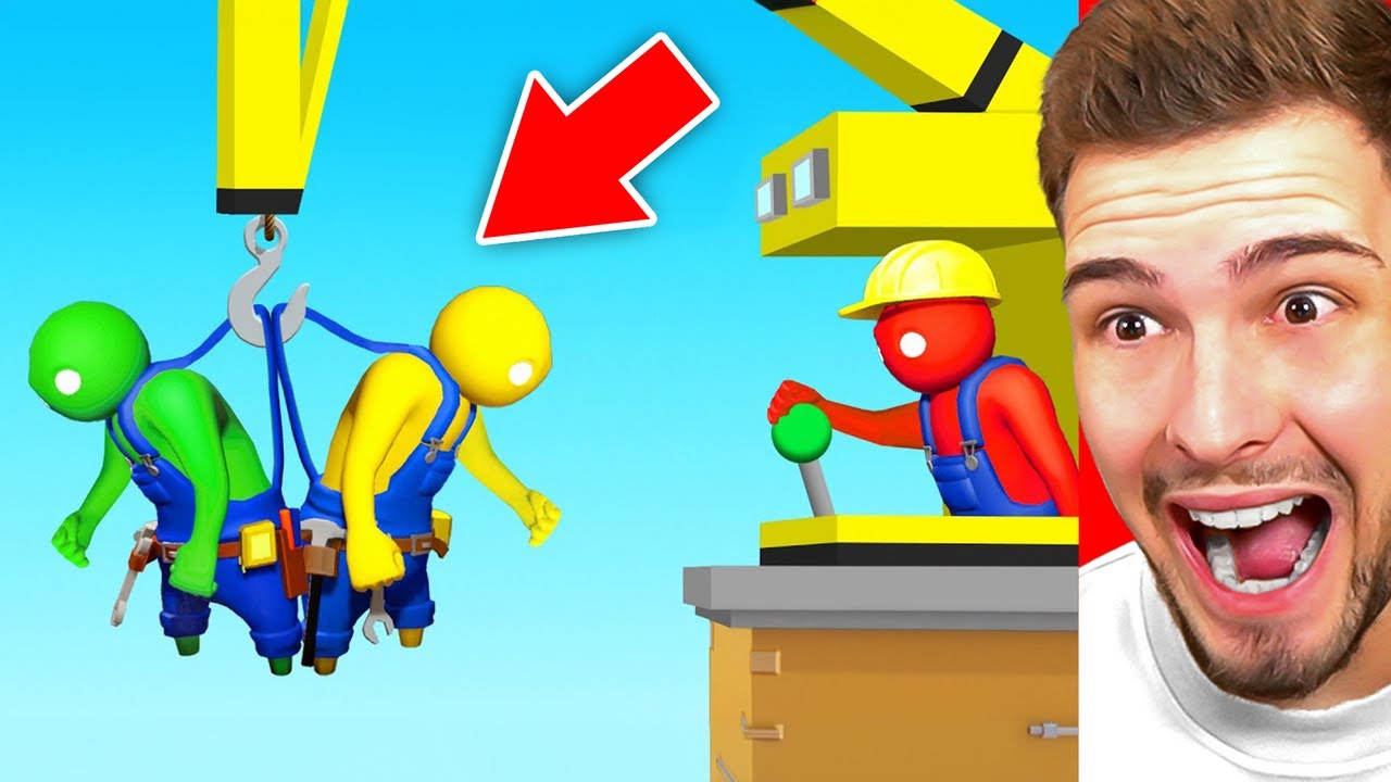 ICH WERFE MEINE FREUNDE VOM DACH?! (Gang Beasts)