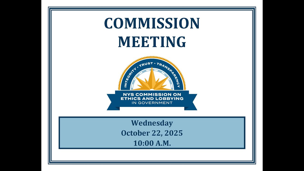 October 22, 2025 Commission Meeting Video