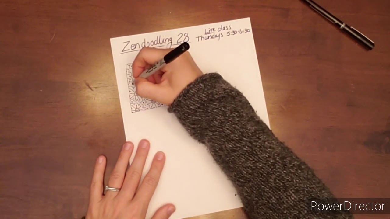 Zentangle Untangled class #29