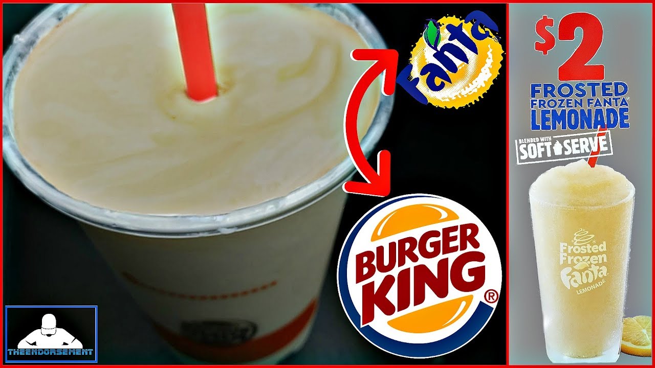 Burger King&reg; | Frosted Frozen Fanta&reg; Lemonade Review! 🍧🍦🍋