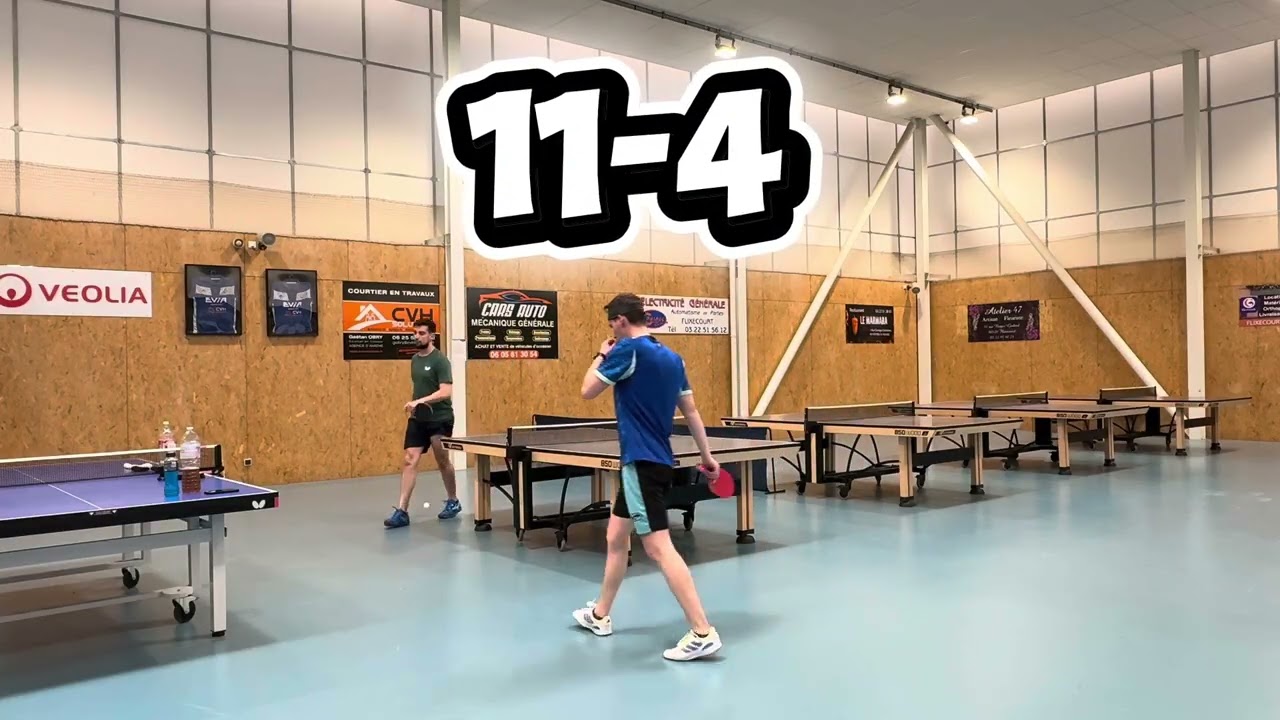 Match d’entraînement contre Clément(1150) 