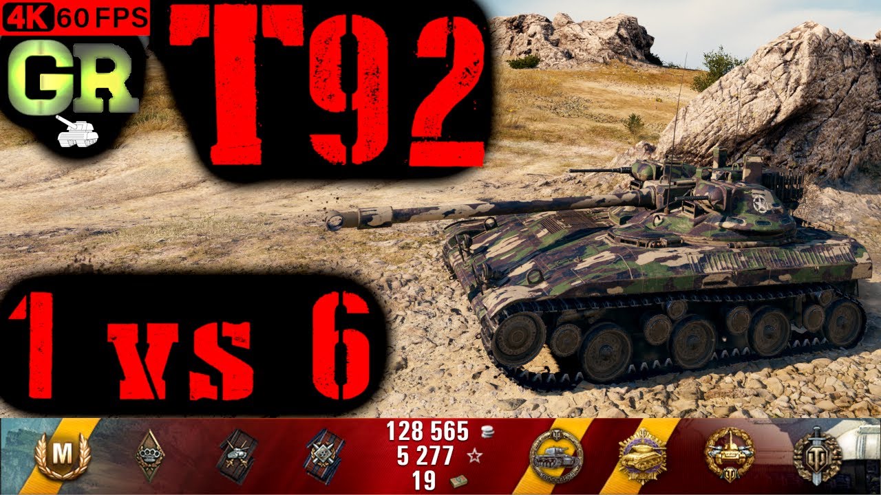 World of Tanks T92 Replay - 10 Kills 4.5K DMG(Patch 1.4.1)