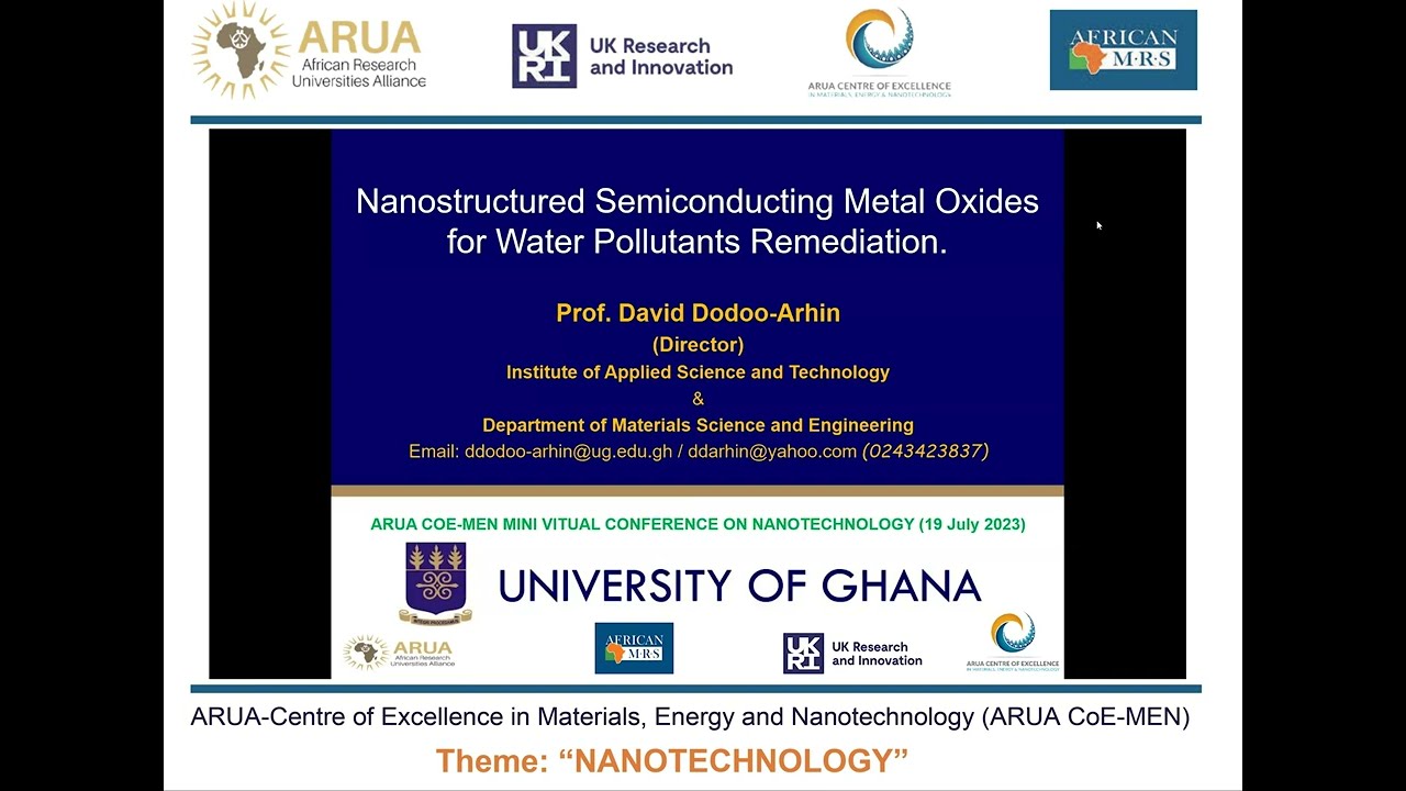 Nanostructured Semiconducting Metal Oxides for Water Pollutants Remediation