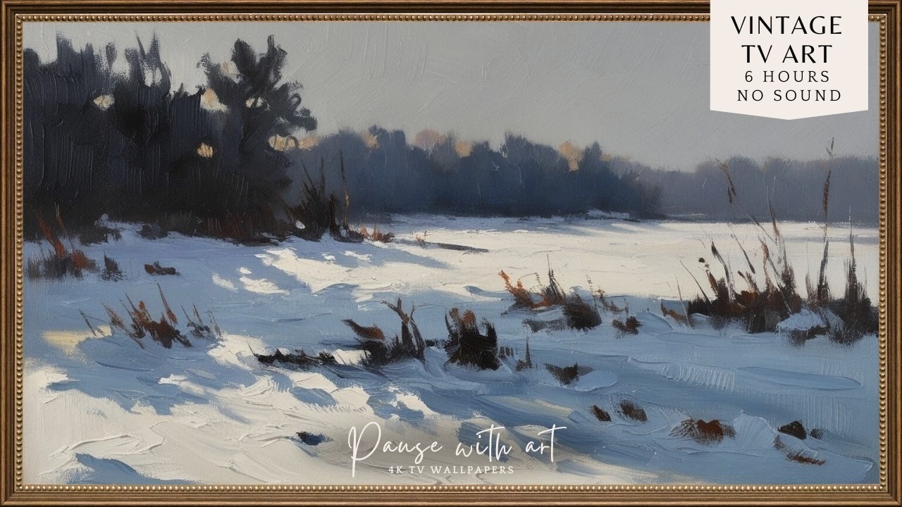 Cozy Winter TV Frame Background | Winter TV Wallpaper | Winter TV Wallpaper