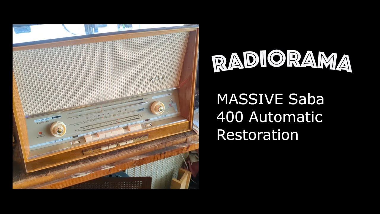 The most complicated radio made: Massive Saba 400 automatic overhaul