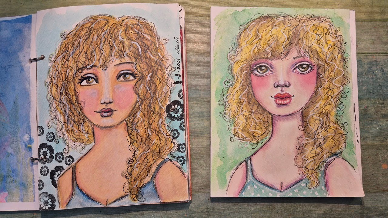 ❤️ Лицо 2 для художественного челленджа #29faces 2016 VS 2026