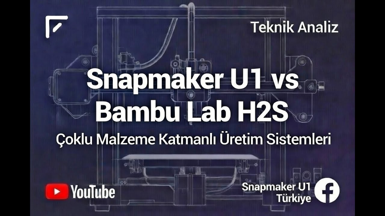 Snapmaker U1 ve Bambu Lab H2S: Mühendislik Düellosu | Hangisi Gerçek Bir Üretim İstasyonu?