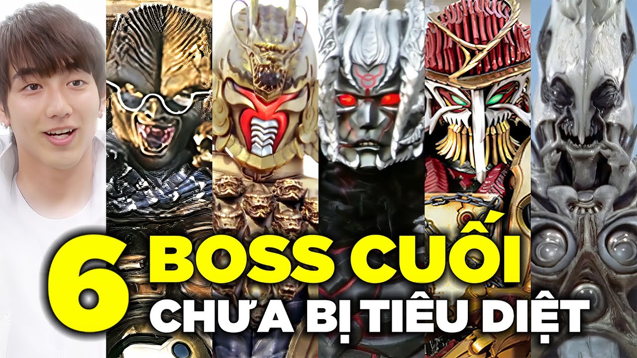 6 BOSS CUỐI SUPER SENTAI CHƯA BỊ TIÊU DIỆT