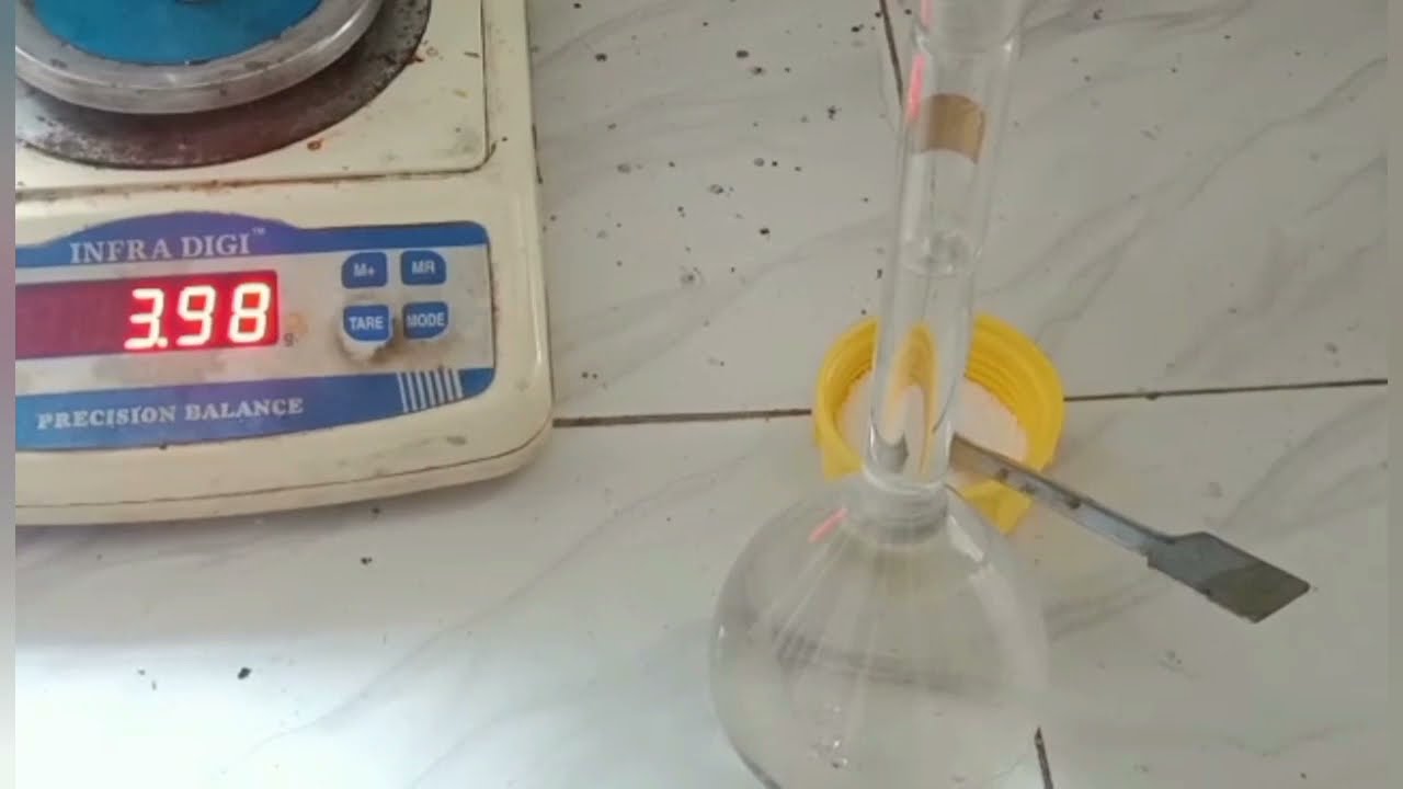 ESTIMATION OF CARBONATE AND BICARBONATE IN A MIXTURE IN THE LABORATORY