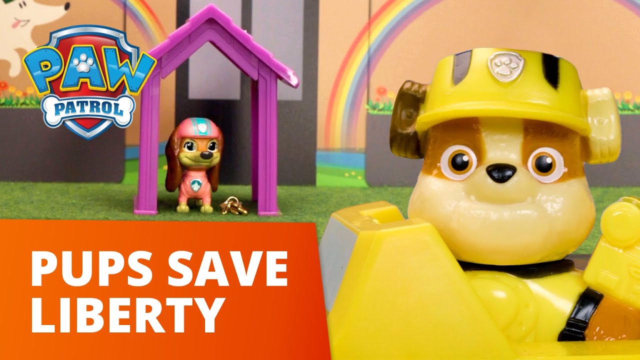 PAW Patrol Rescue LIBERTY the NEW PUP! 🐶 PAW Patrol Toy Pretend Play Rescue for Kids