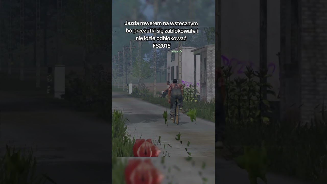 Jazda rowerem na wstecznym w FS2015