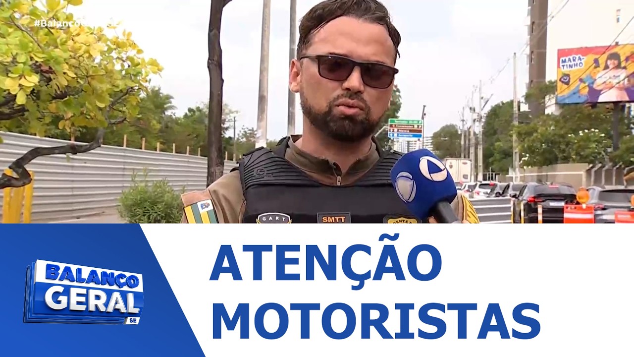 Av. Beira Mar terá interdições parciais e redução de faixas no trecho próximo à CODEVASF - BGT