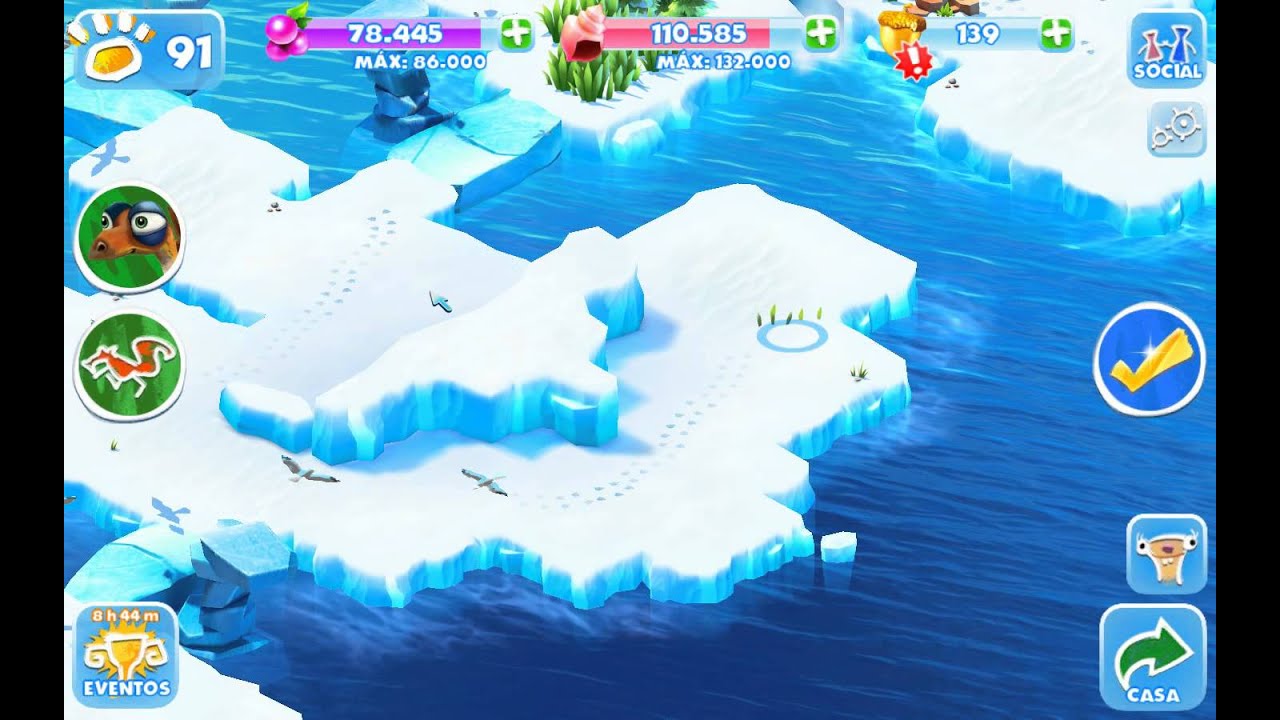 Gameplay A era do gelo:Aventuras/Ice age adventure