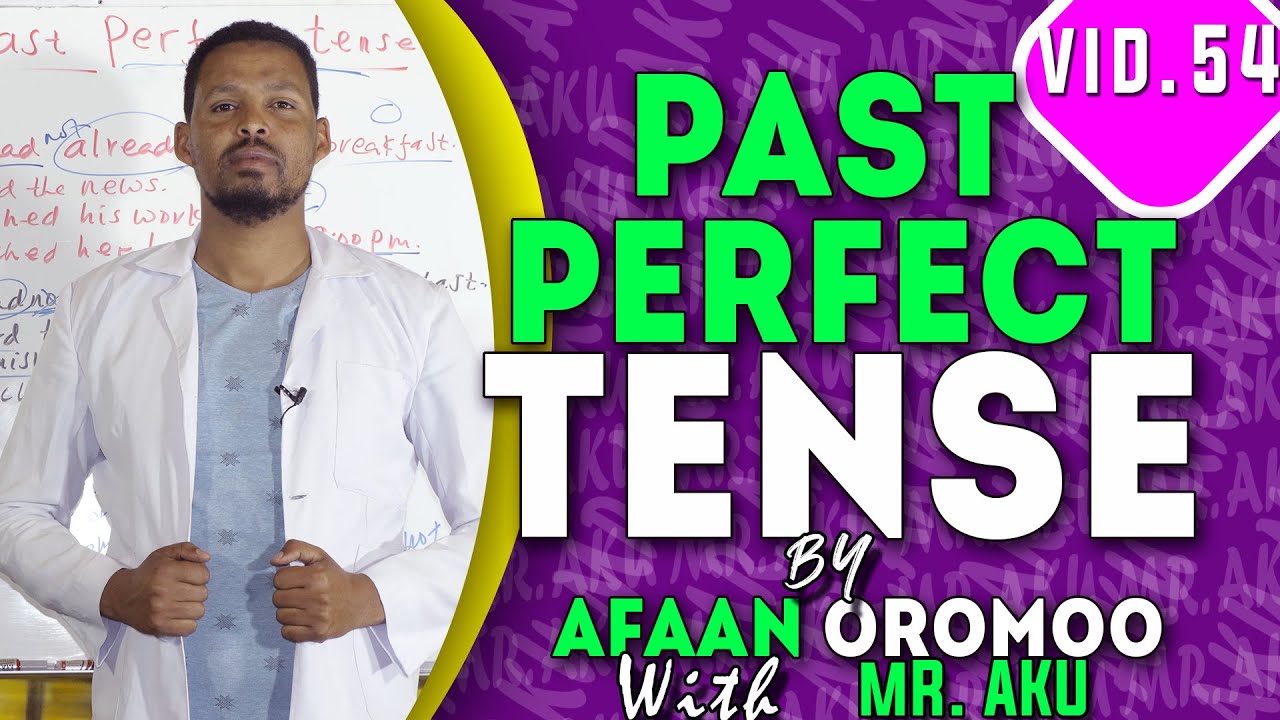 PAST PERFECT TENSE BASIC GRAMMAR CLASS WITH AKU SEERLUGA AFAAN INGILIZII AFAAN OROMOOTIIN