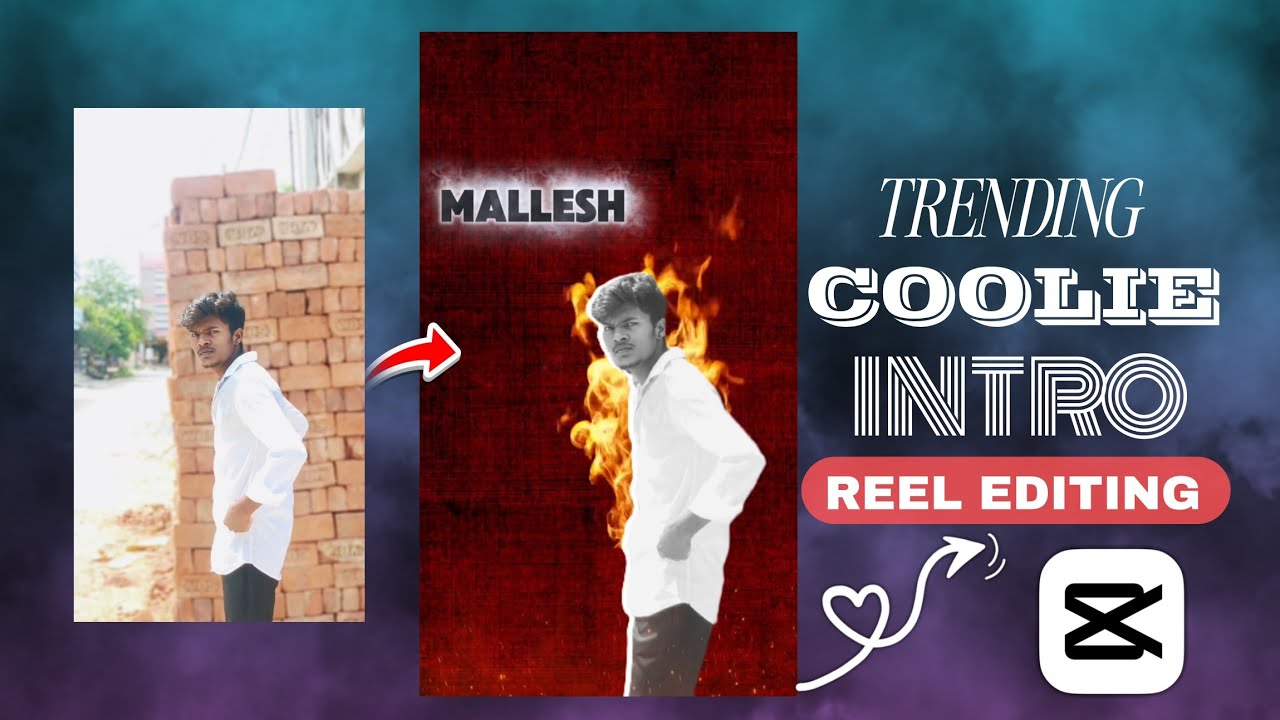 Trending Coolie Intro Reel Editing In Capcut/ Trending Reels Editing Telugu/...