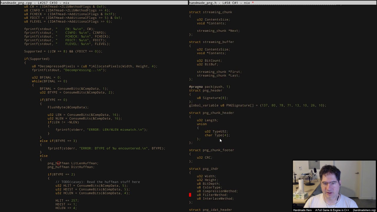 Handmade Hero Day 455 - Decoding PNG Huffman Tables