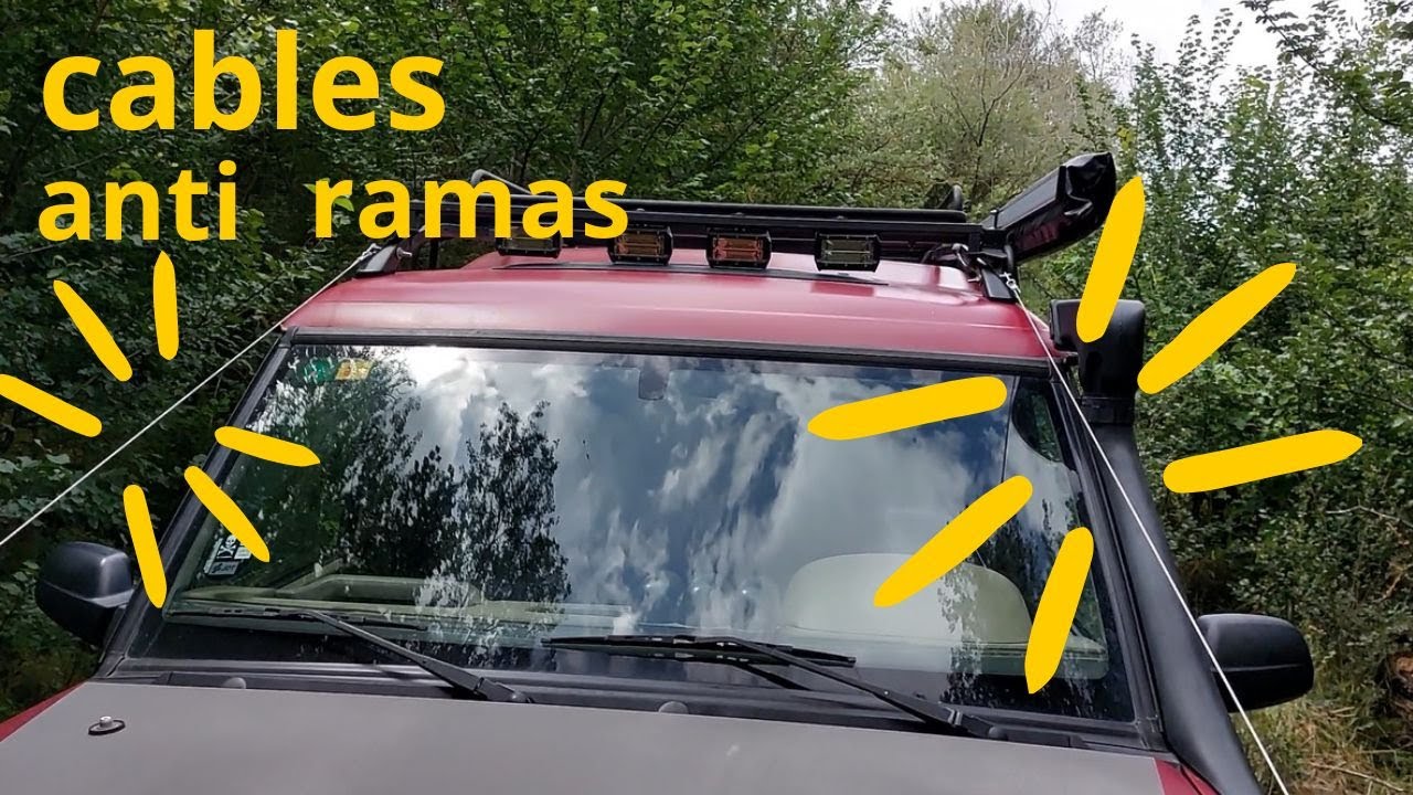 Como instalar los CABLES ANTI RAMAS en un 4x4.  Land Rover Discovery 1
