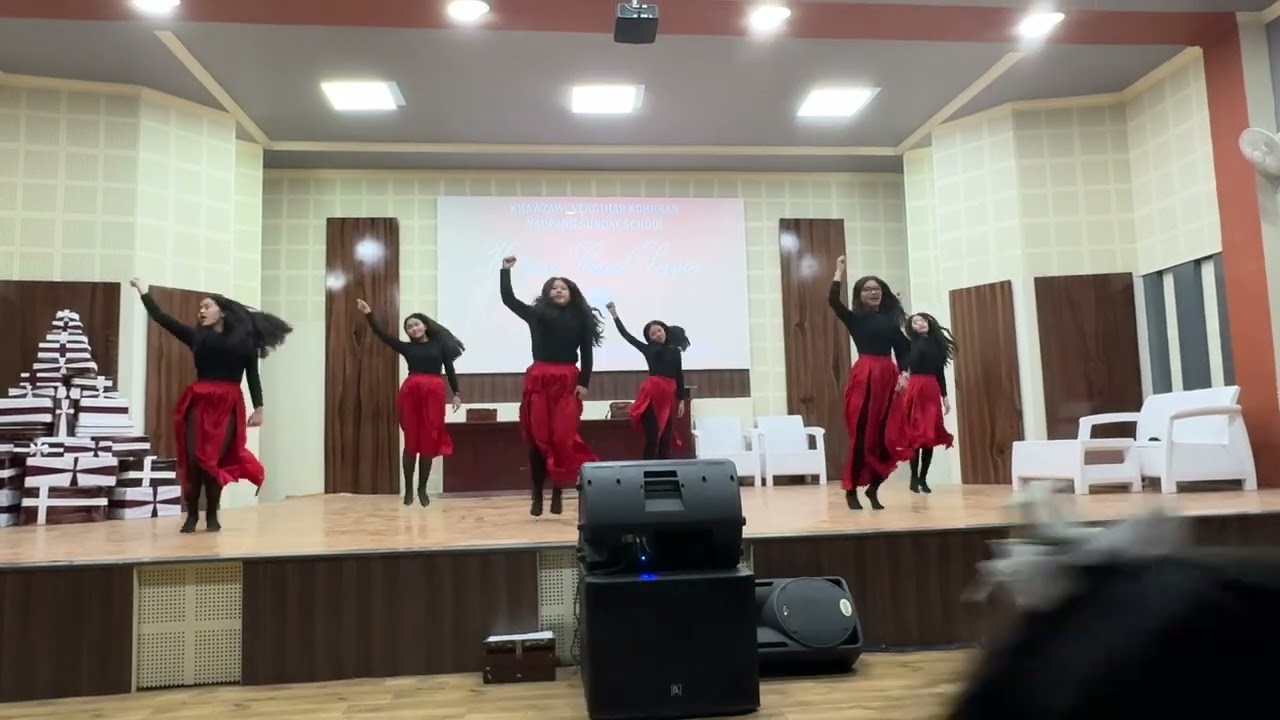 Khawzawl Vengthar naupang sunday school Krismas Carol Service,Intermediate Department fak lam