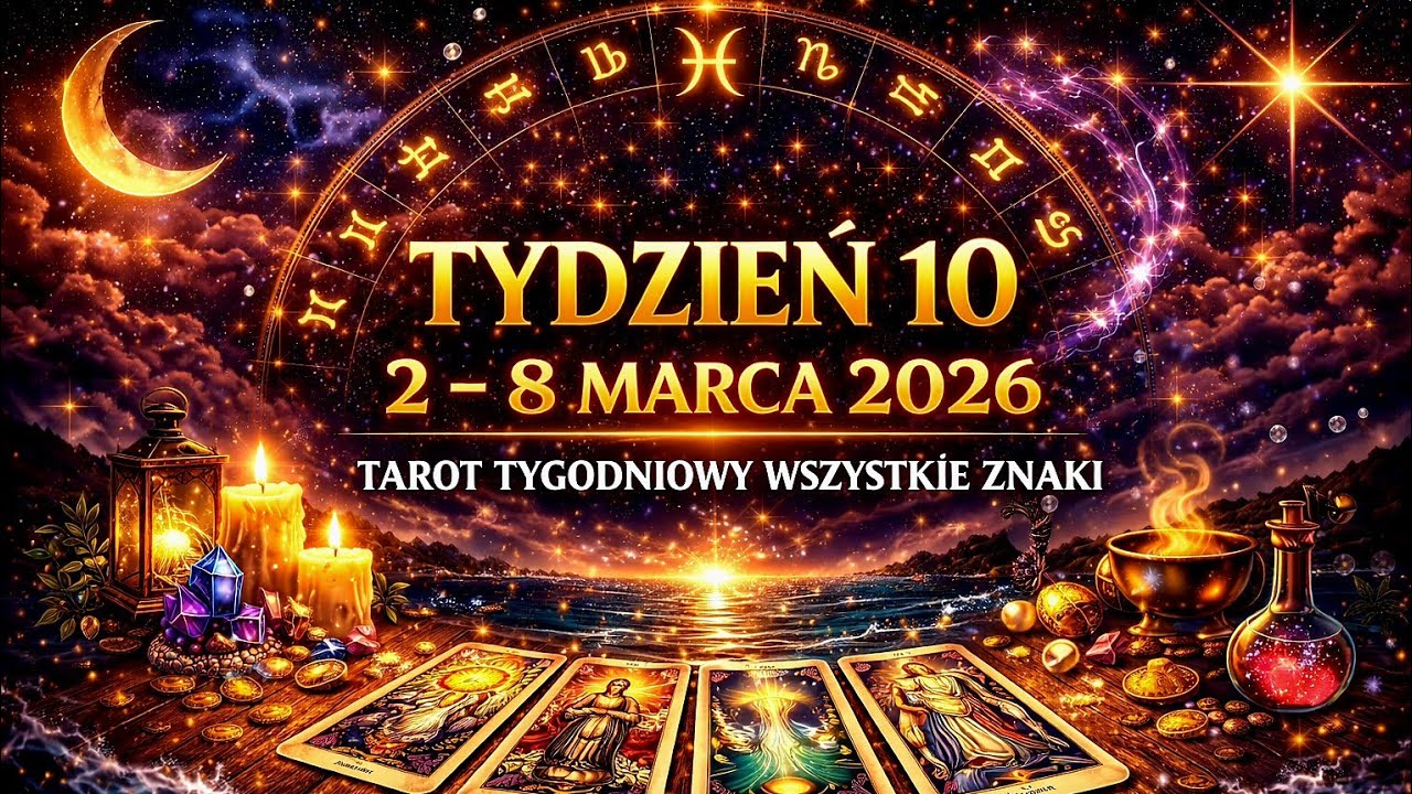 🔥 Tarot na Tydzień 10 - 02.03–08.03.2026 – Prognoza dla Wszystkich Znaków – Miłość, Praca, Los 🌌
