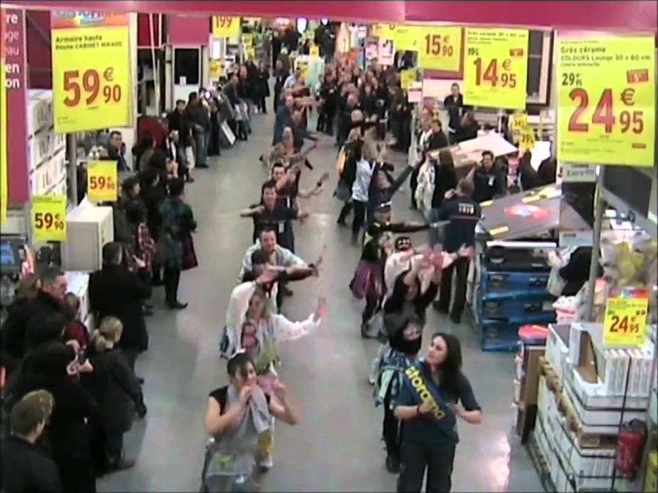flashmob castorama Hénin Beaumont