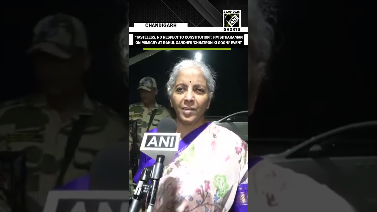 FM Sitharaman Calls Mimicry at Rahul Gandhi Event &ldquo;Tasteless, Disrespectful to Constitution&rdquo;