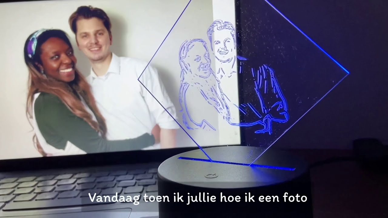 Tuto : Scanncut : graver une photo sur du plexiglass / een foto graveren op plexiglass