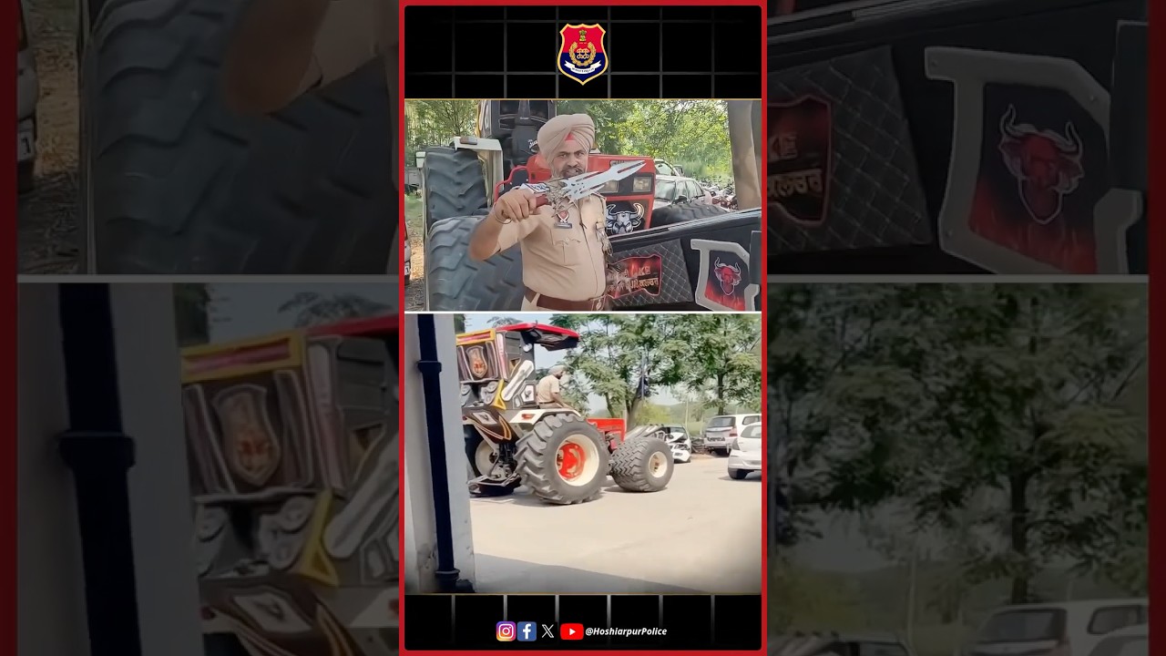 Hooligan&rsquo;s Tractor Seized at Soosan Mela | Hoshiarpur Police