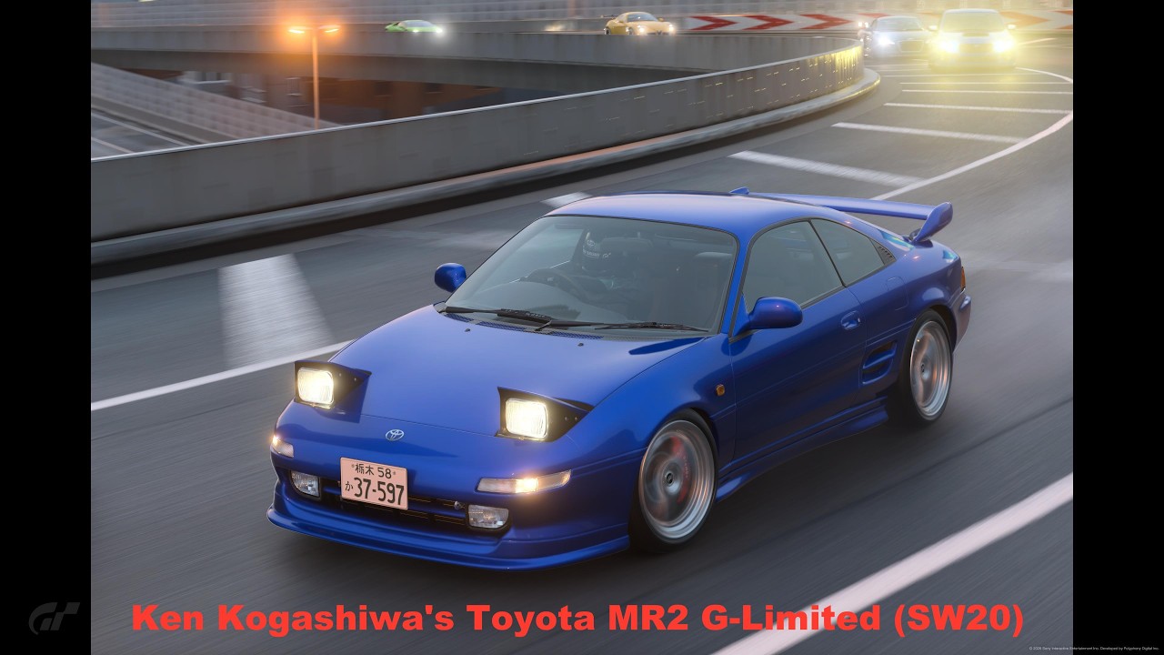 Ken Kogashiwa's Toyota MR2 G-Limited (SW20). Tokyo expressway world touring car 600