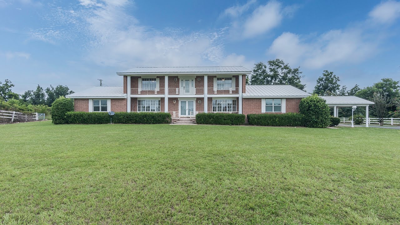 Large Country Estate On 160 Acres of Land - Greenwood, Florida Real Estate For Sale