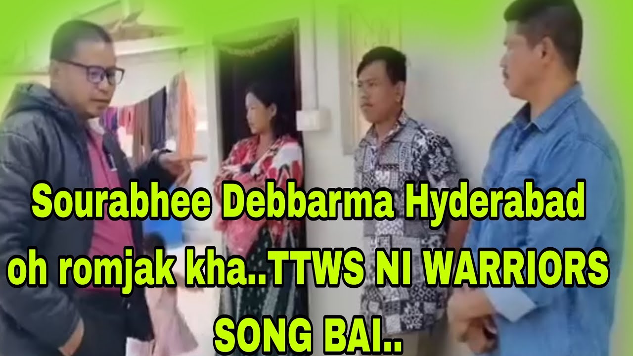 Sourabhee Debbarma Hyderabad oh / alka chwla bai khar wi phai mani romjak kha  TTWS ni warriors bai 