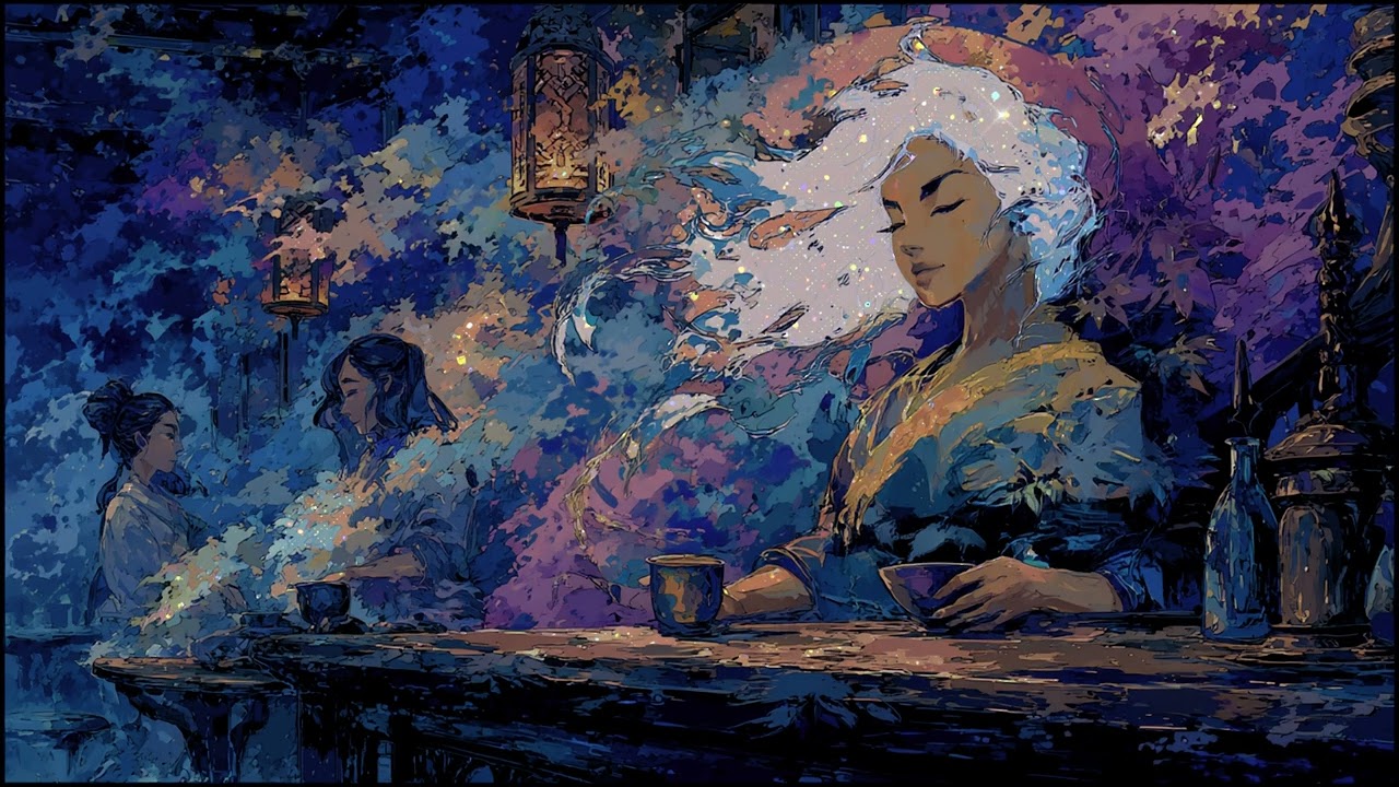 Arcane Café After Dusk 🌙 Seasonal Mage • March Arc | Cool Jazz Lofi Hip Hop