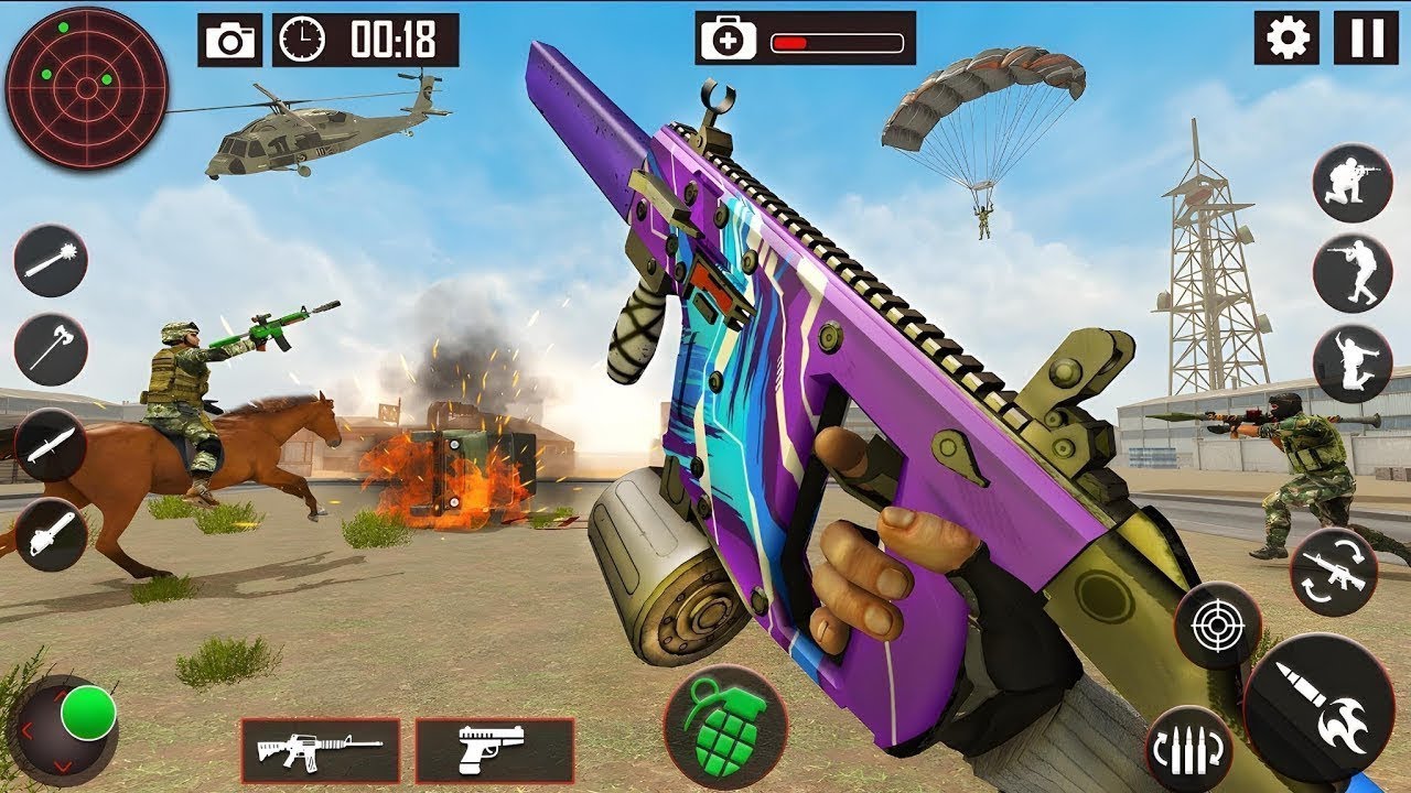 FPS Commando Gun Games &mdash; шутер от первого лица _ Игровой процесс для Android