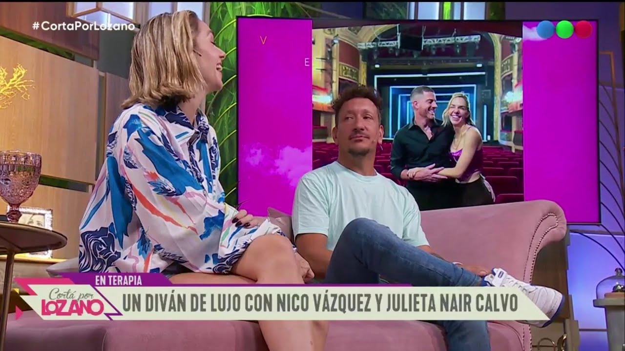 Nico Vázquez y Juli Nair Calvo se animan a la terapia y nos cuentan sobre Tootsie - Cortá por Lozano