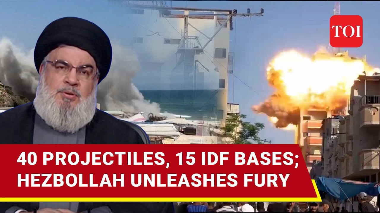 Hezbollah Fires Volleys Of Katyusha & Falaq Rockets At Israel Bases, Blazes Katzrin Neighbourhood