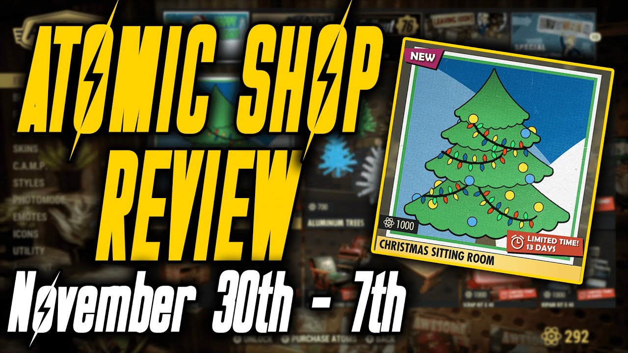 Fallout 76 Atomic Shop Update | November 30th - 7th