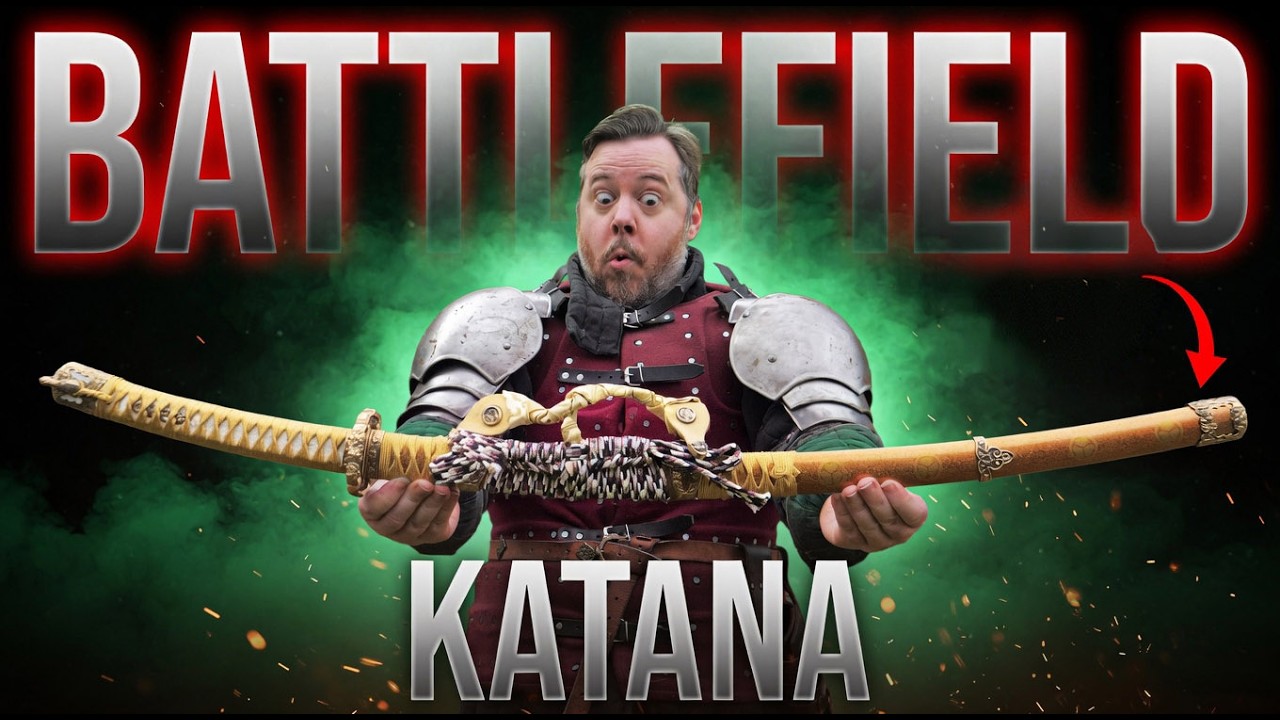 This BATTLEFIELD katana is CRAZY! - rom tachi review
