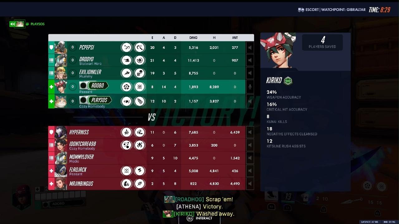 Gibraltar defend (QP) - working so Playsos can PLAY