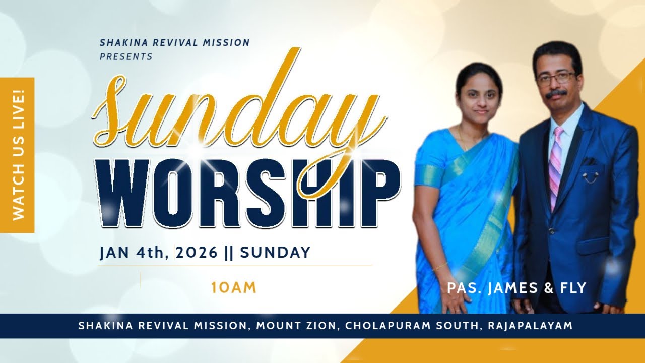 Sunday Service || Pas. A. James || 04.01.2026
