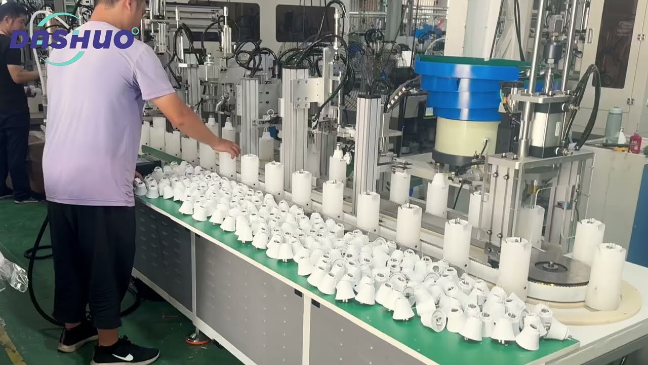 Dashuo machine: E27 A bulb new production line