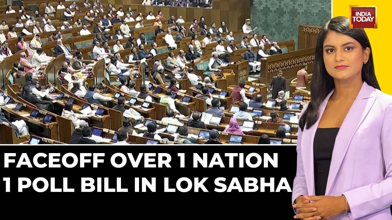 One Nation, One Election Bill: Government Tables Proposal, Opposition Protests | India Today