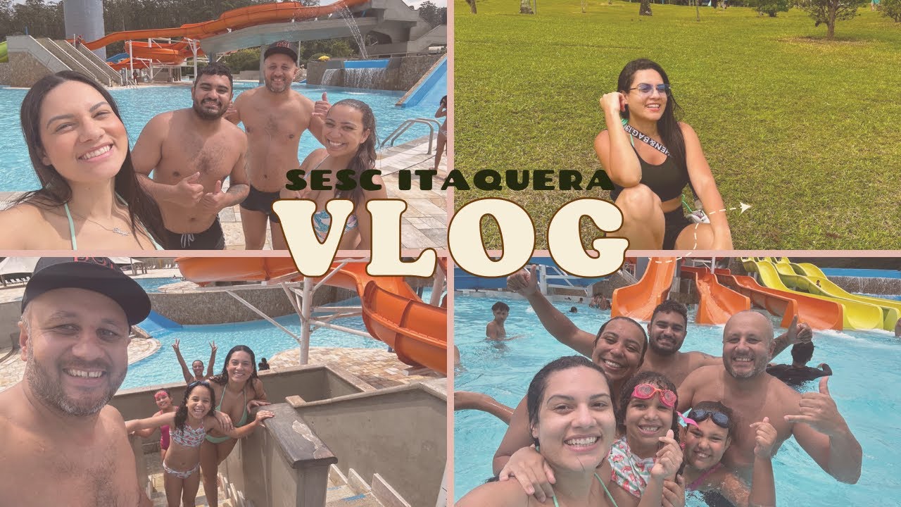 PARQUE AQUÁTICO DE GRAÇA EM SP!! Mostrei tudo pra vcs, vale muito a pena! SESC ITAQUERA COM TOBOÁGUA