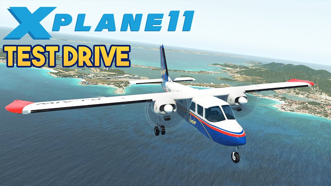Flight Simulator - X-Plane 11 - TorqueSim BN-2 Islander Test Drive