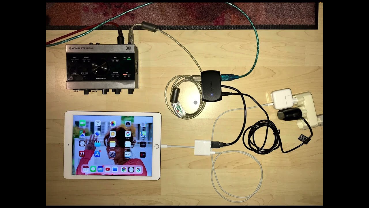 MIDI and Audio Music setup for iPad