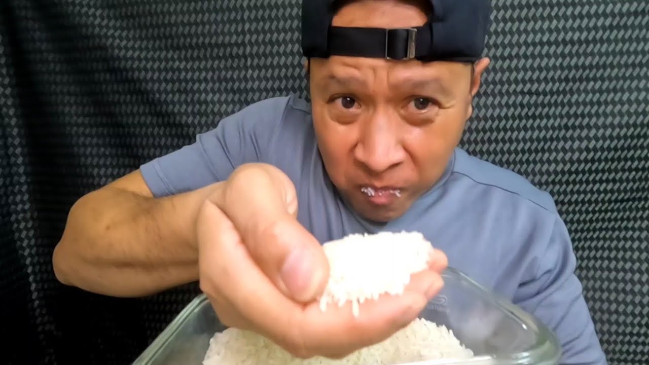 Suapan Jreng😁‼️Makan Beras Thailand Jasmine Pakai Mangkok Bening