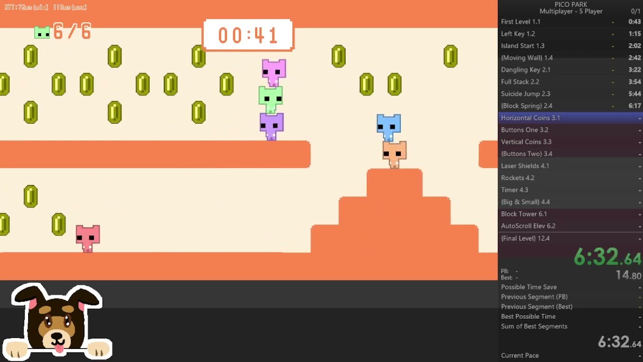 Pico Park 6 Player in 35:20 [Former World Record]