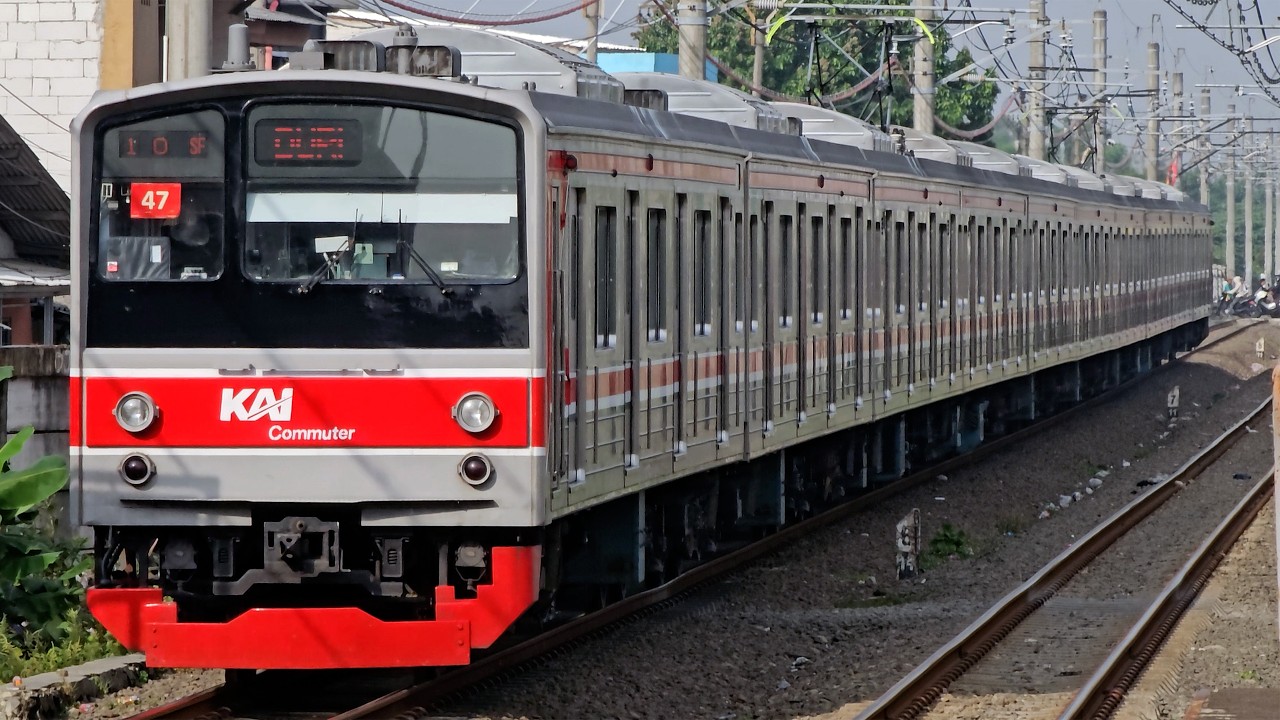 [4K] Stasiun Kalideres: Kompilasi Kereta TM 6000, JR 205, EA203 | KRL Commuter Line (1/3)